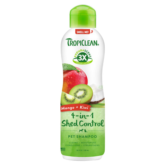 TropiClean EnduraScent Shed Control Shampoo - Mango Kiwifruit