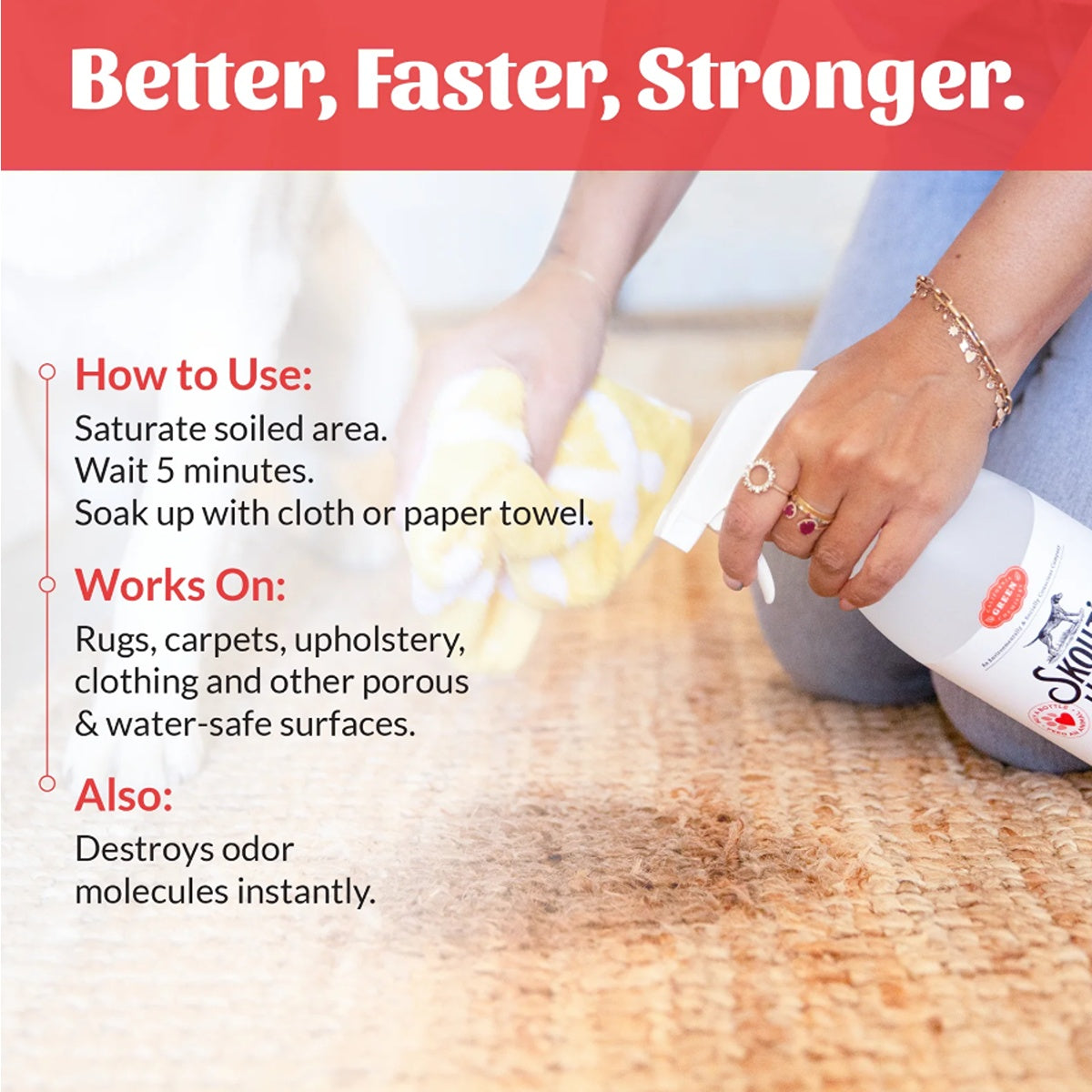 Skout's Honor Severe Mess Stain & Odour Remover for Dogs