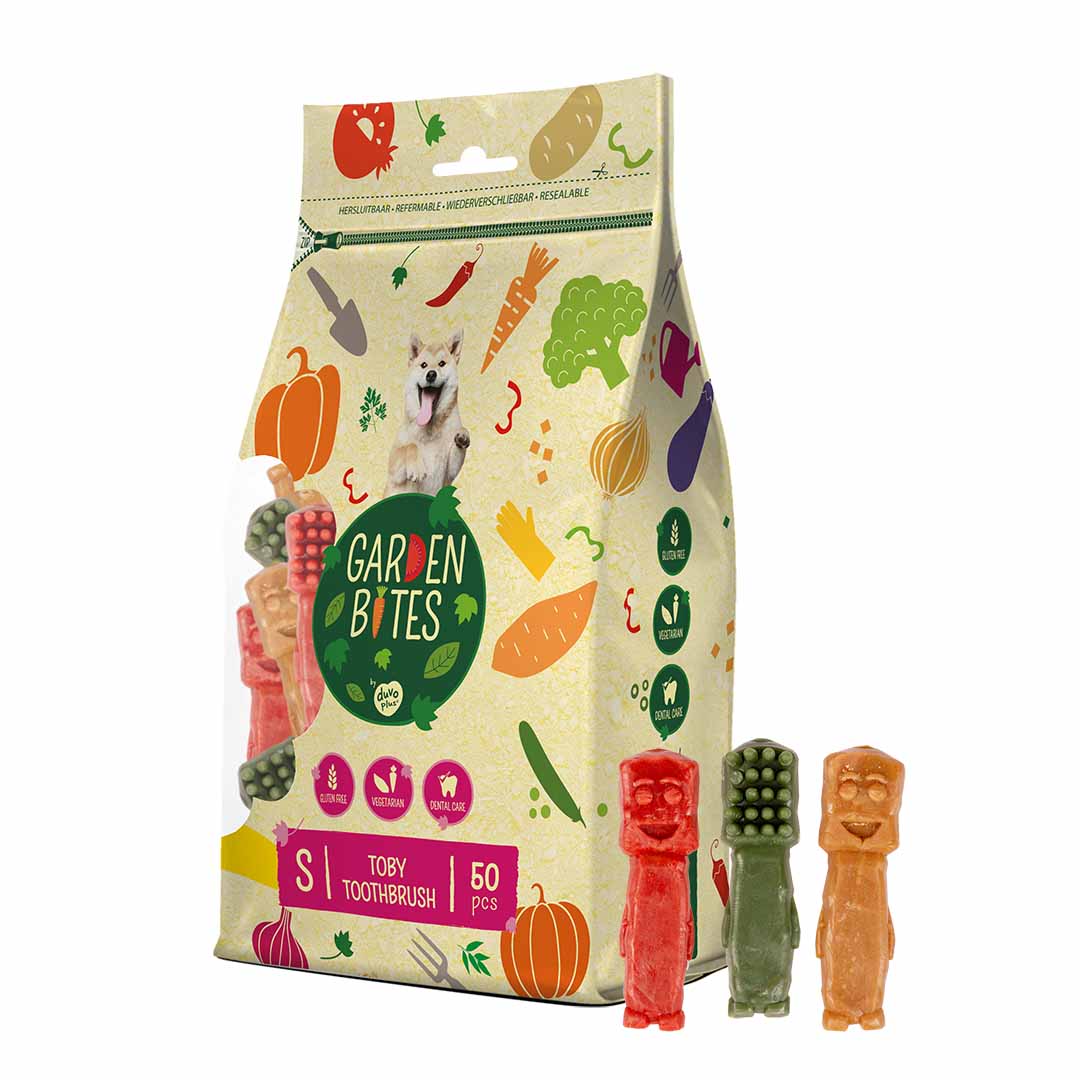 Garden Bites Toby Toothbrush Dog Treats