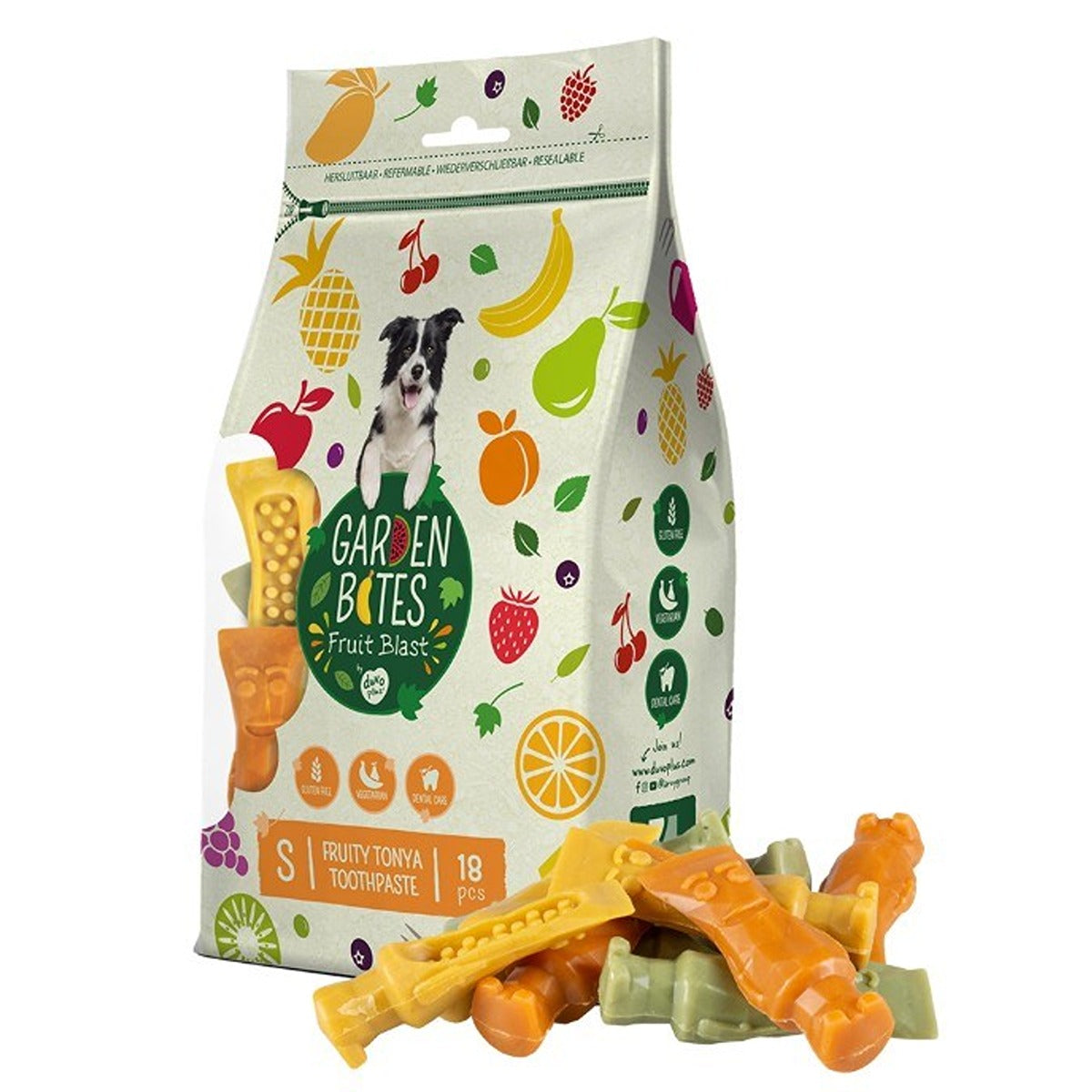 Garden Bites Fruity Tonya Toothpaste Dog Treats
