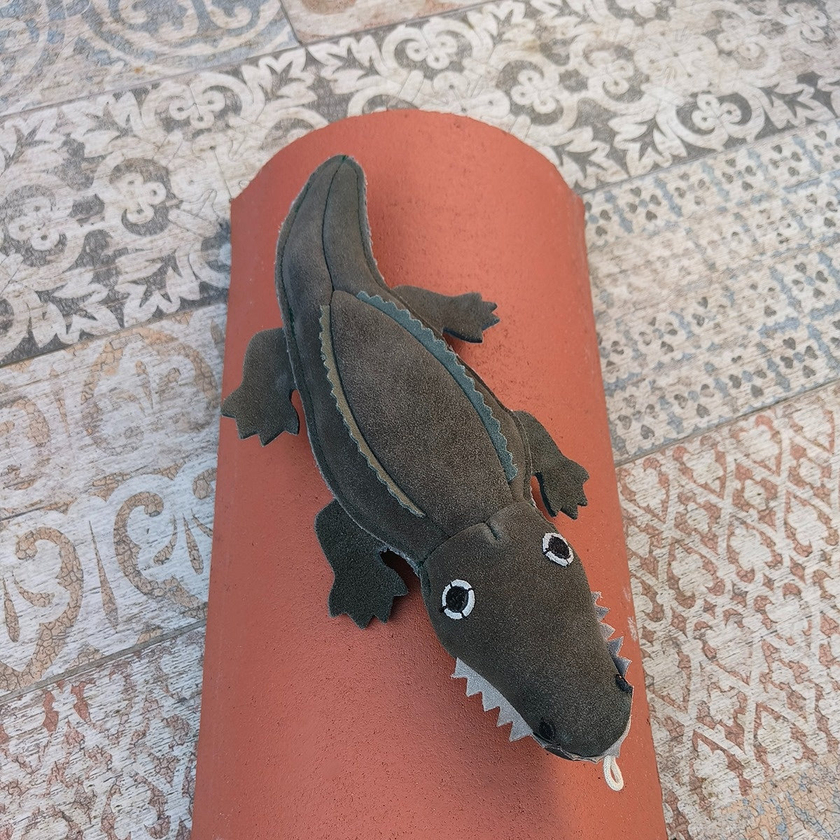 Green & Wild Dog Toy - Colin the Crocodile