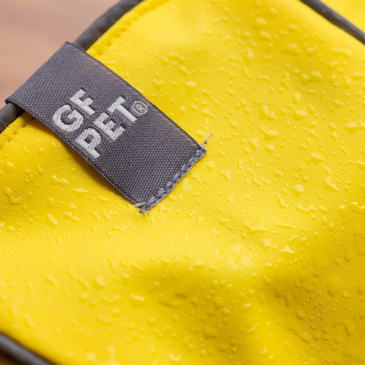 GF Pet Reversible Elasto-Fit Raincoat - Yellow Tie Dye