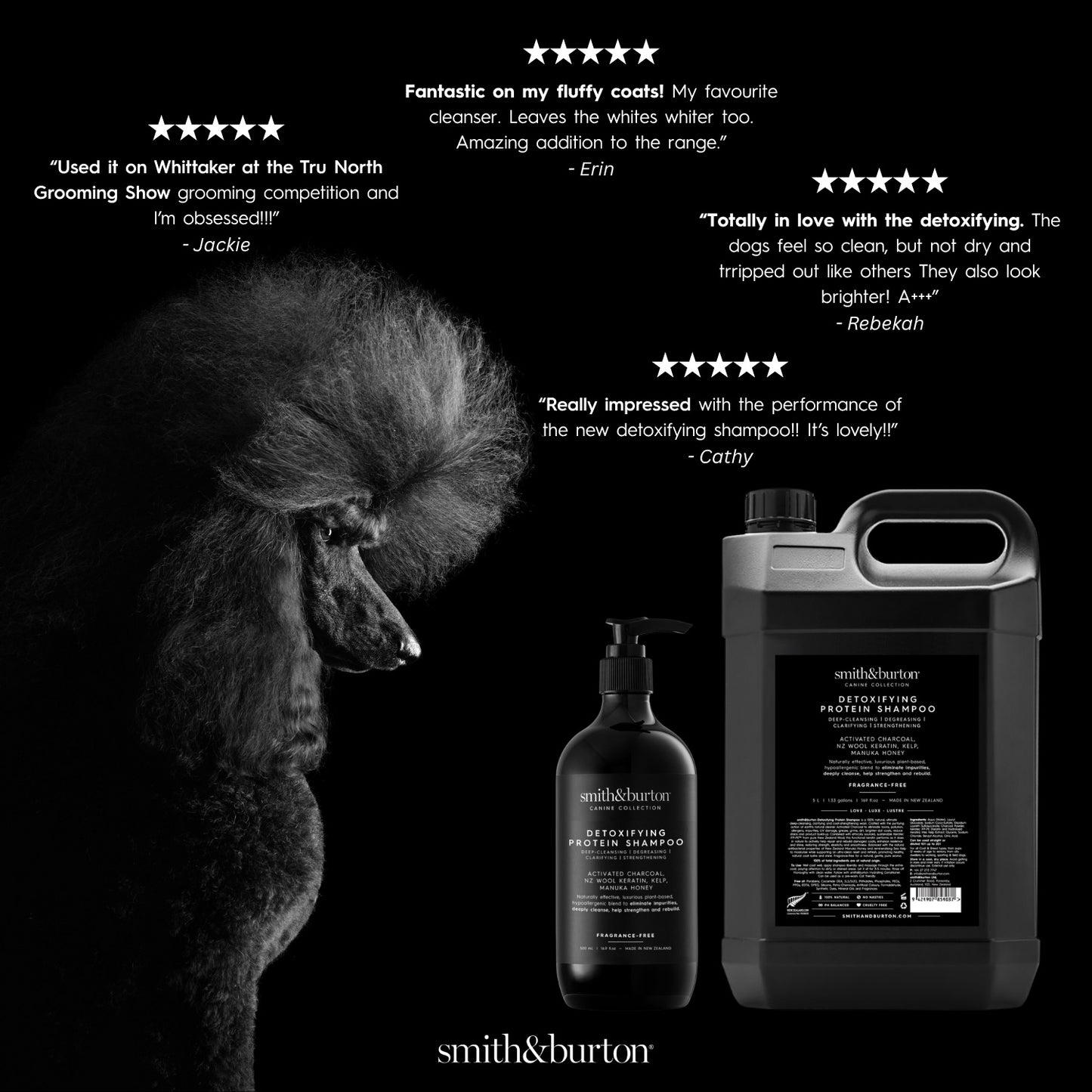 Smith & Burton Detoxifying Protein Shampoo for Dogs & Cats