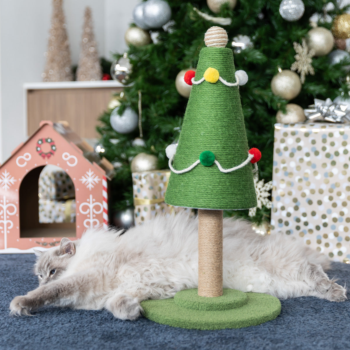 Petstock Christmas Tree Cat Scratcher