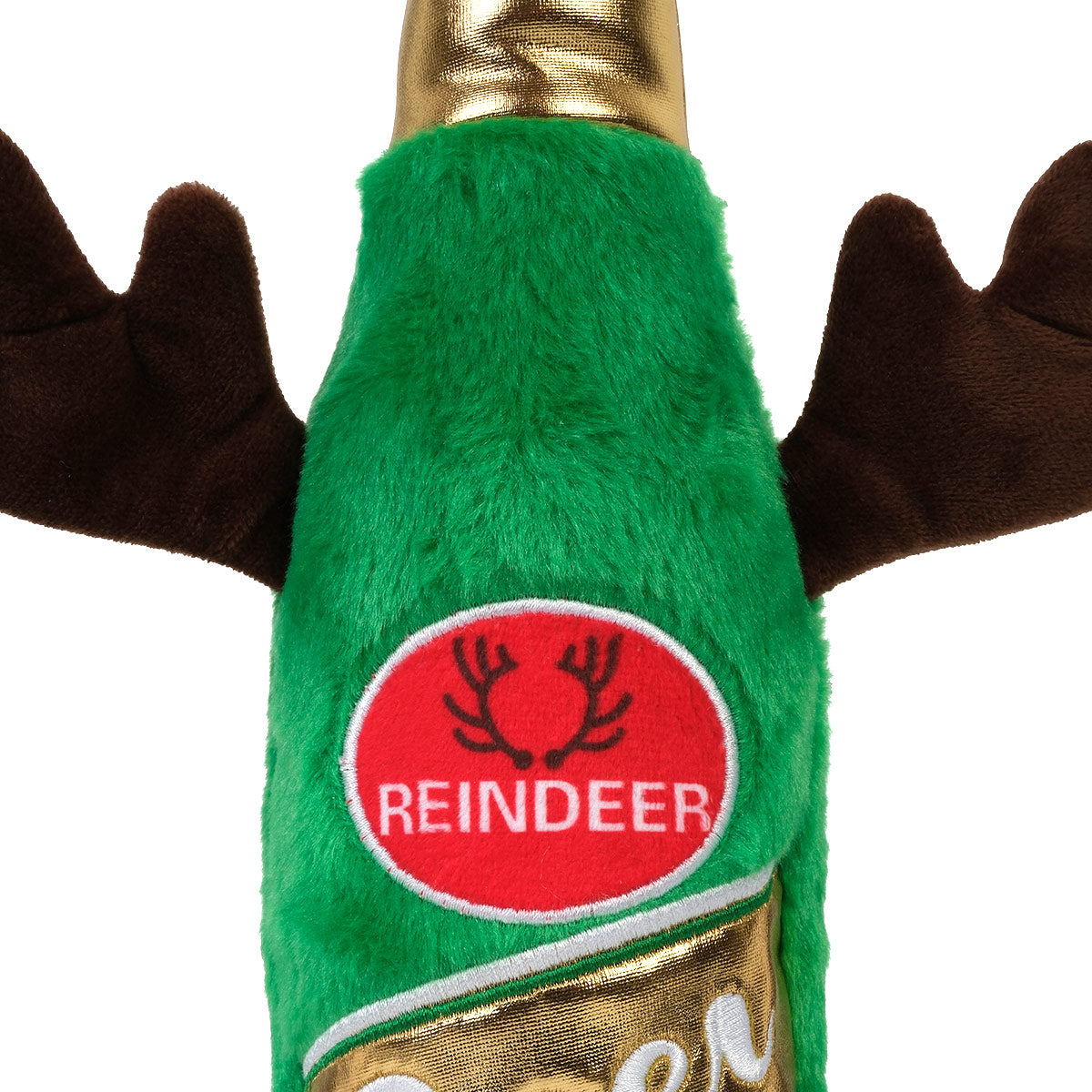 Petstock Reindeer Bottle Crusher Dog Toy