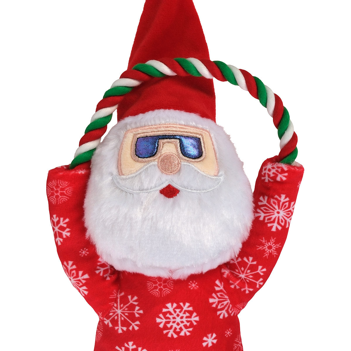 Petstock Beach Santa Plush & Rope Dog Toy
