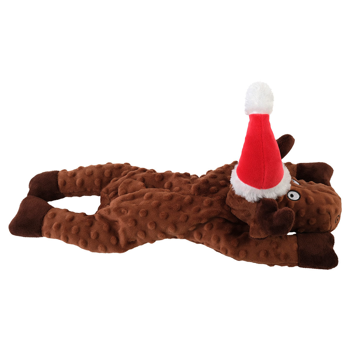 Petstock Christmas Flat Reindeer Dog Toy