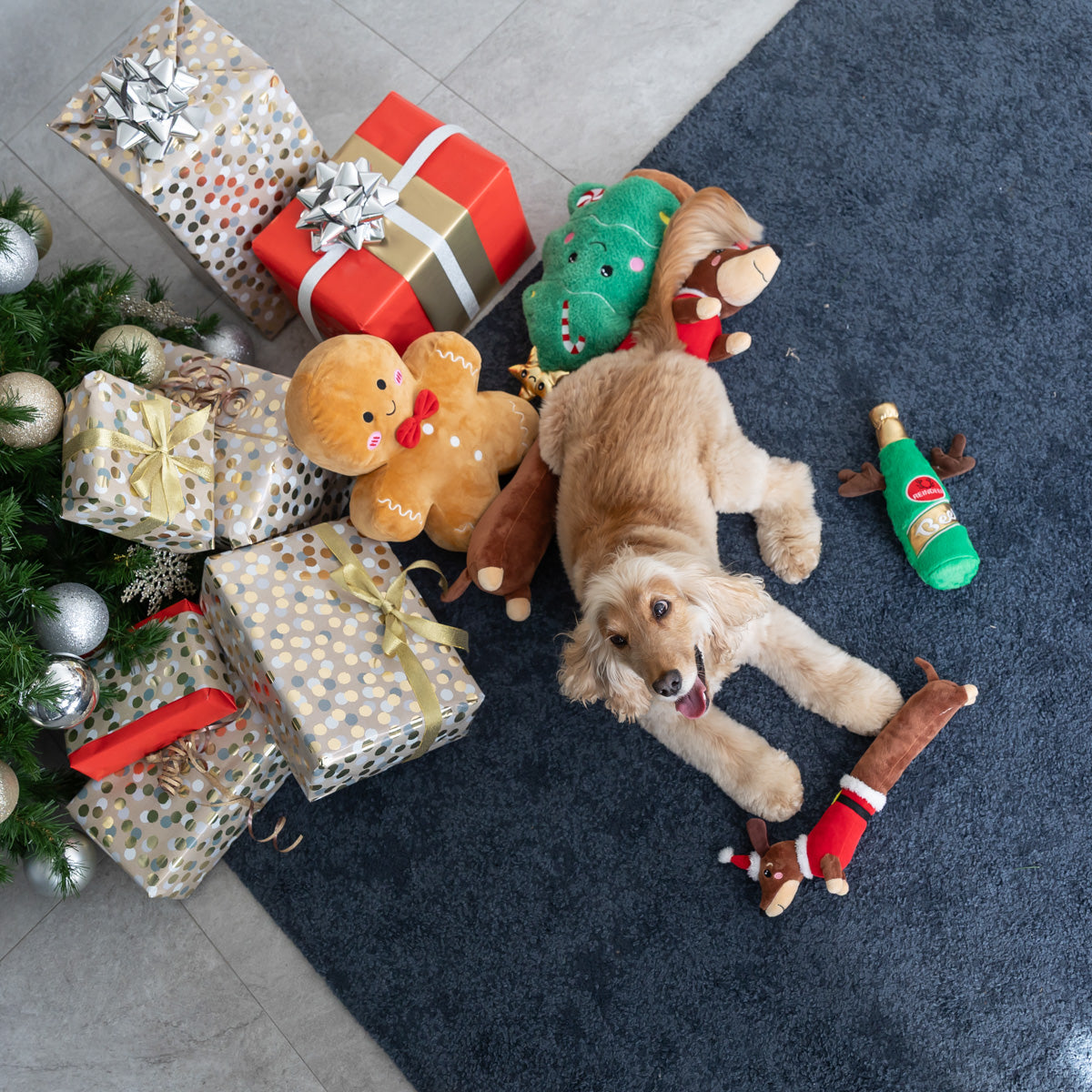Petstock Christmas Tree Jumbo Plush Dog Toy