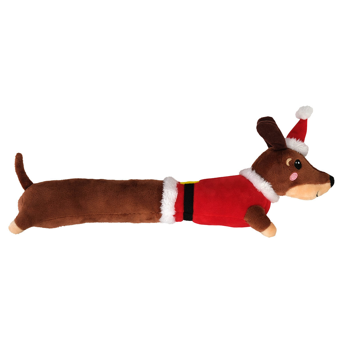 Petstock Christmas Long Sausage Dog Plush Dog Toy