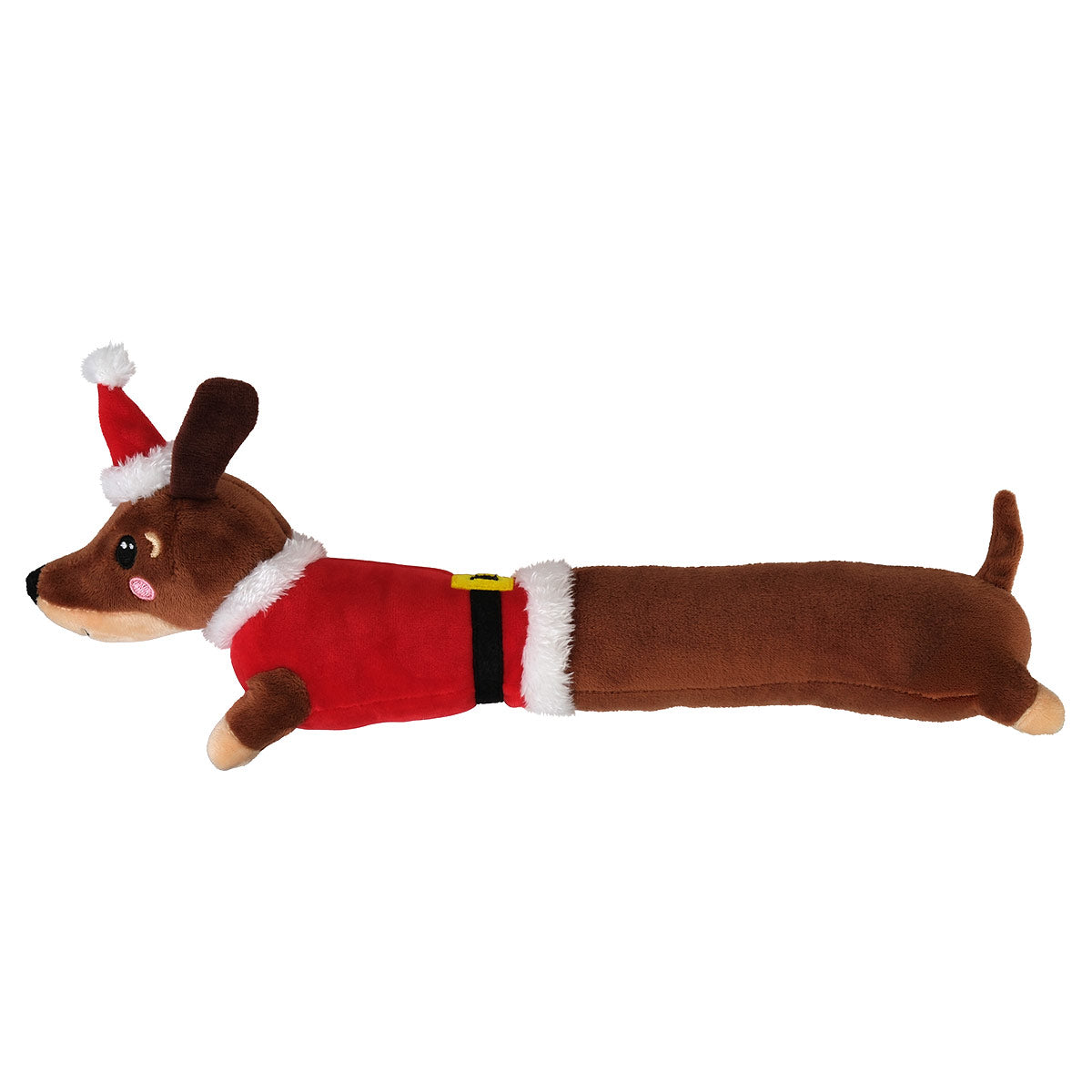 Petstock Christmas Long Sausage Dog Plush Dog Toy