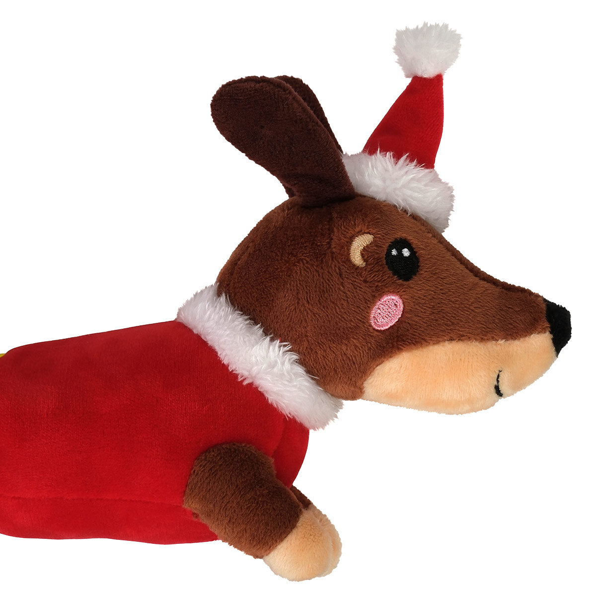 Petstock Christmas Long Sausage Dog Plush Dog Toy