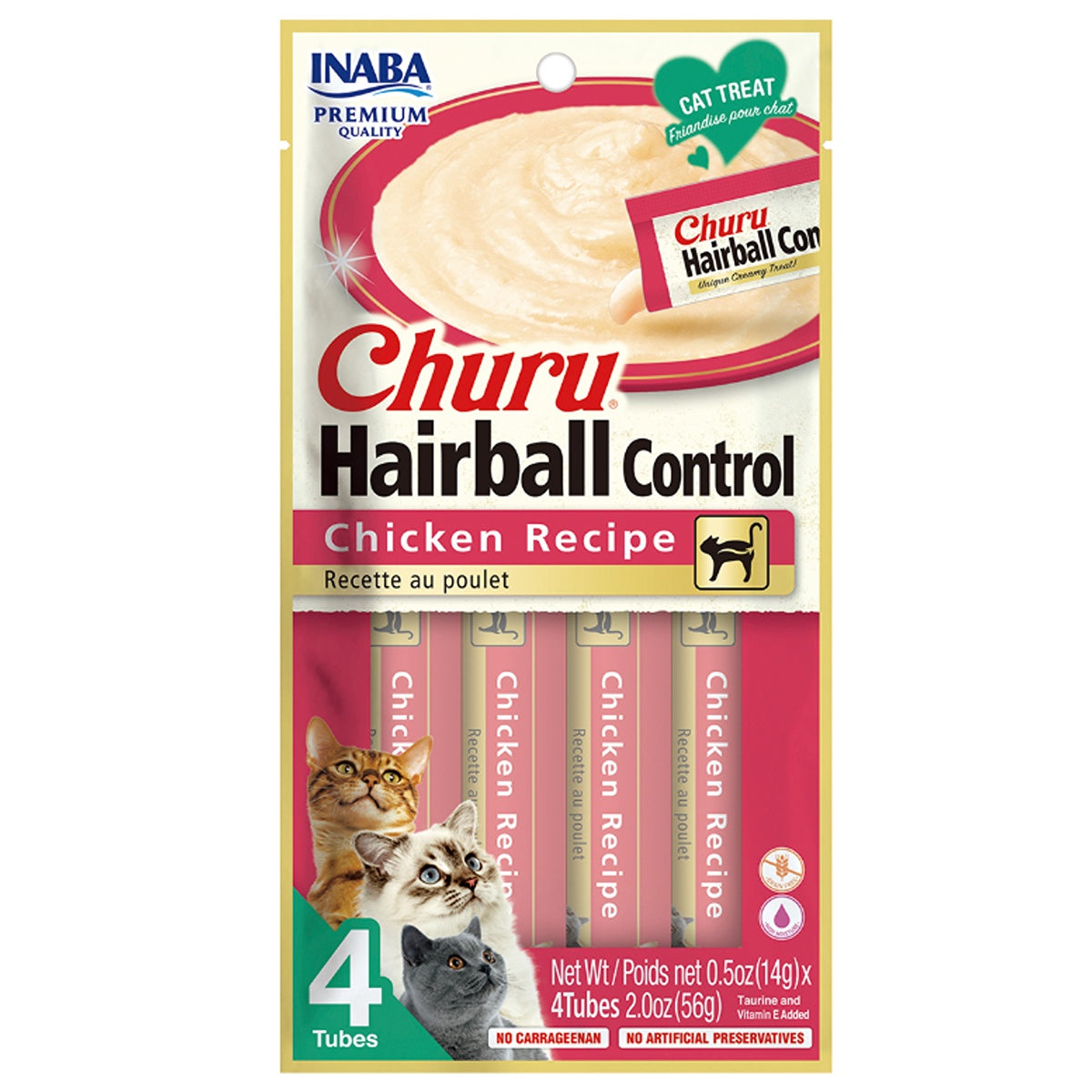 Inaba Churu Puree Hairball Control Chicken Cat Treat