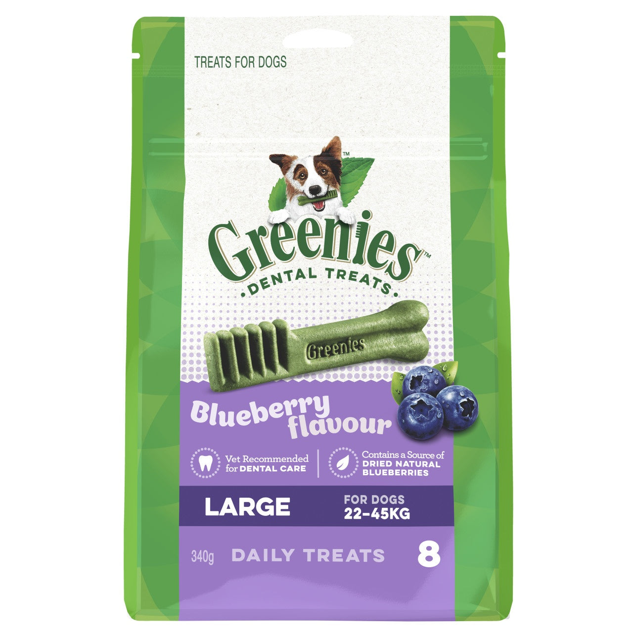Greenies Blueberry Flavoured Dental Dog Treats