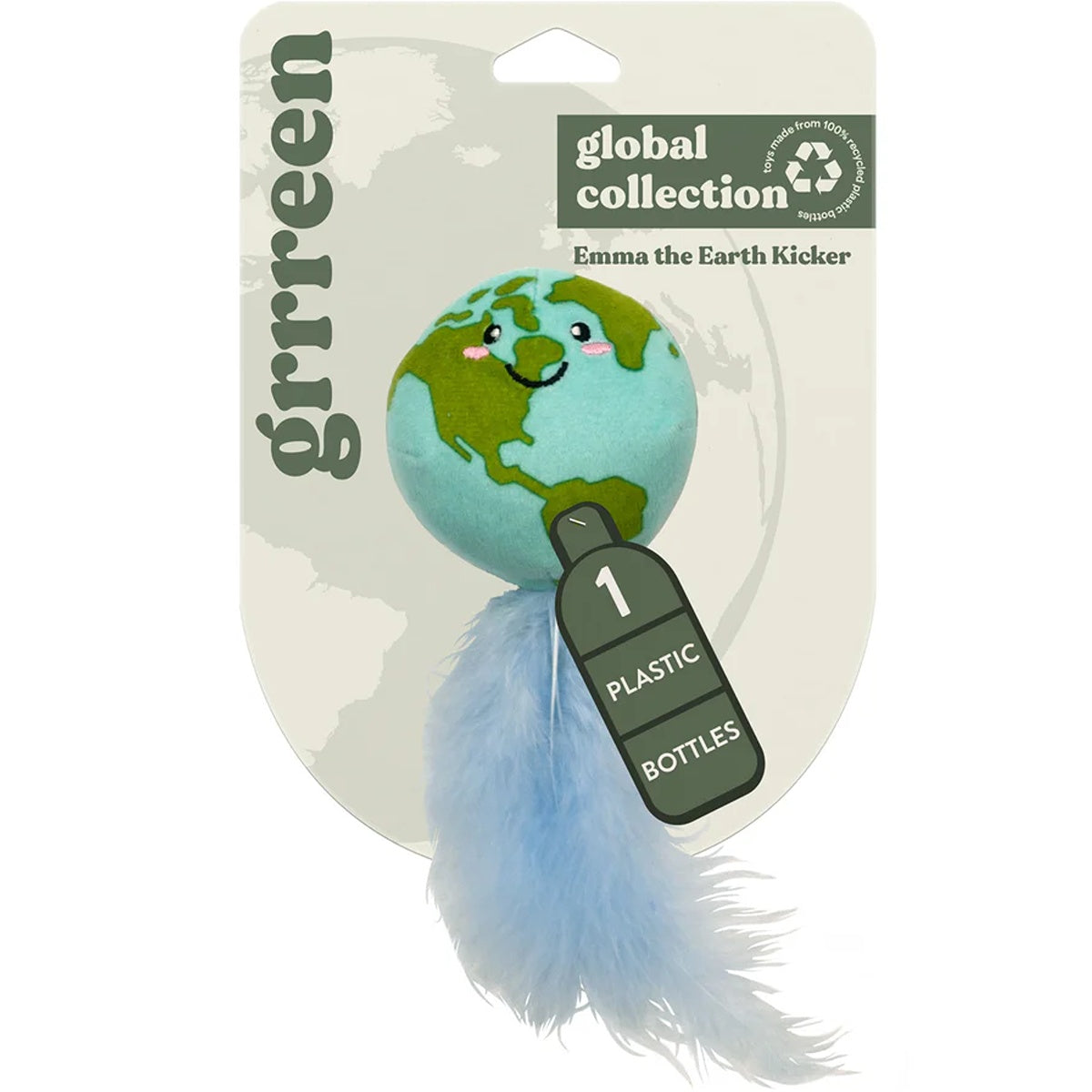 Grrreen Emma the Earthkicker Cat Toy