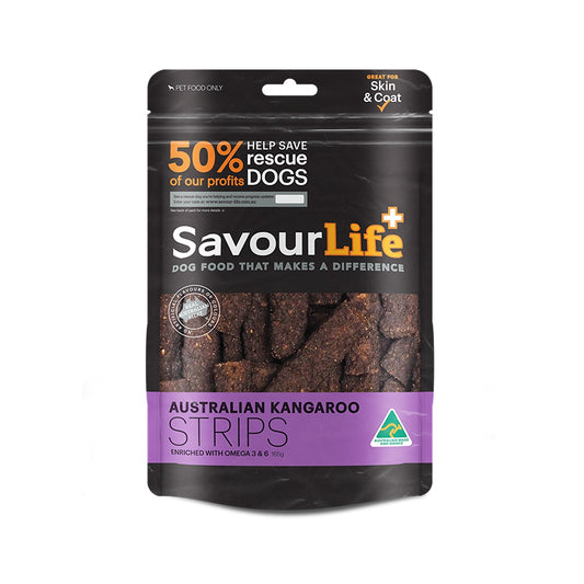 Savourlife Australian Kangaroo Strips Dog Treats