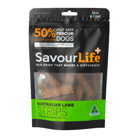 Savourlife Australian Lamb Strips Dog Treats