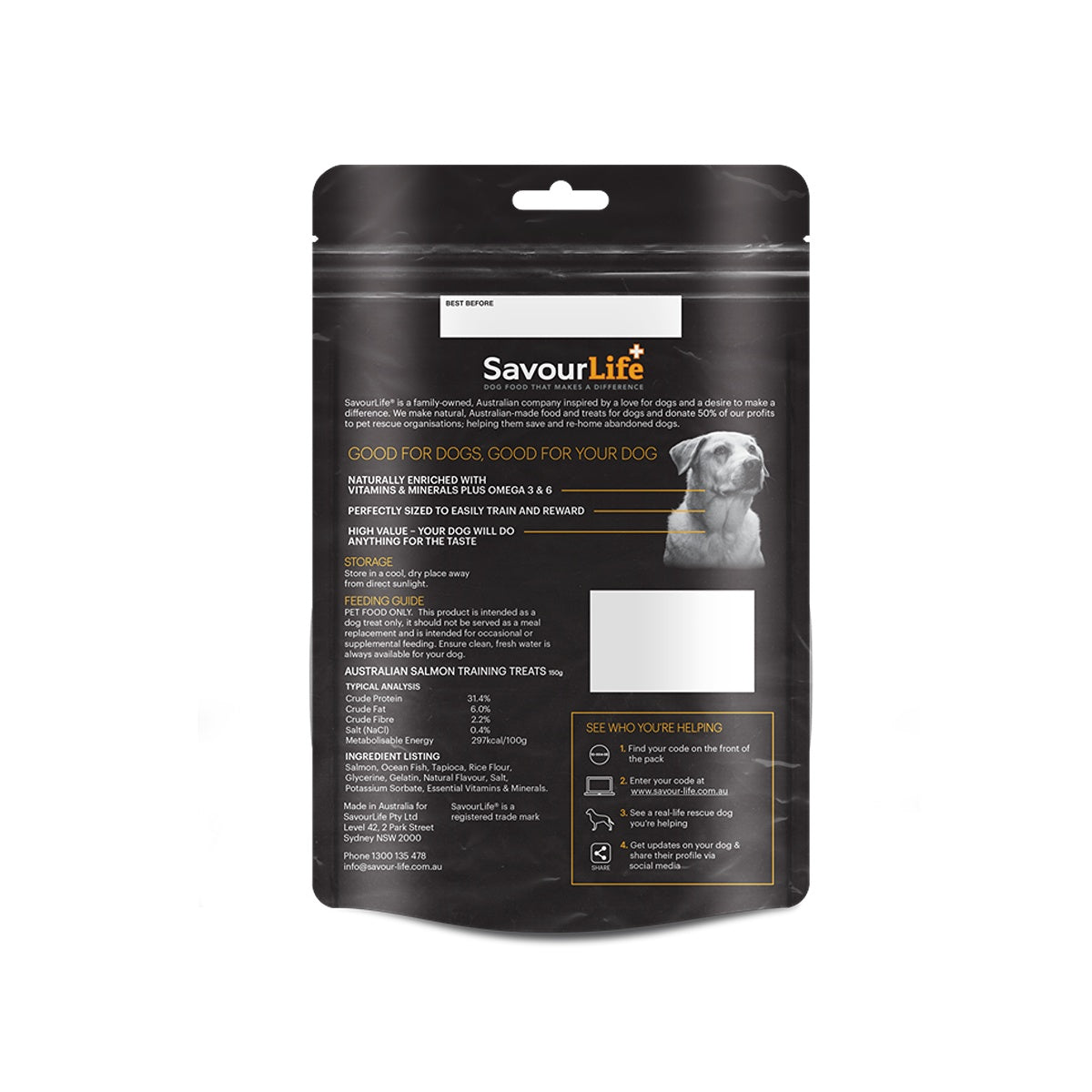 Savourlife Australian Salmon Training Dog Treats