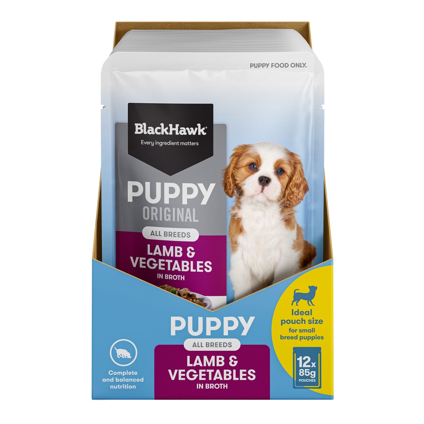 Black Hawk Lamb Puppy Wet Food Pouch