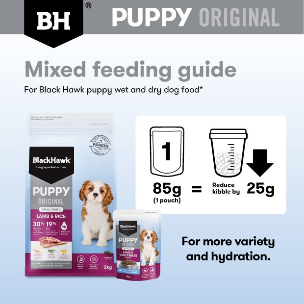 Black Hawk Lamb Puppy Wet Food Pouch