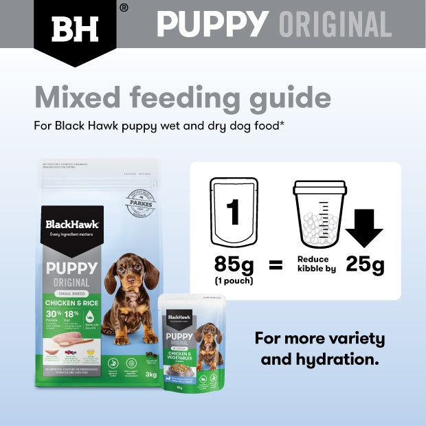 Black Hawk Chicken Puppy Wet Food Pouch