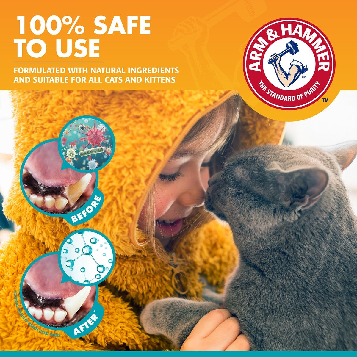 Arm & Hammer Fresh Breath Dental Kit for Cats