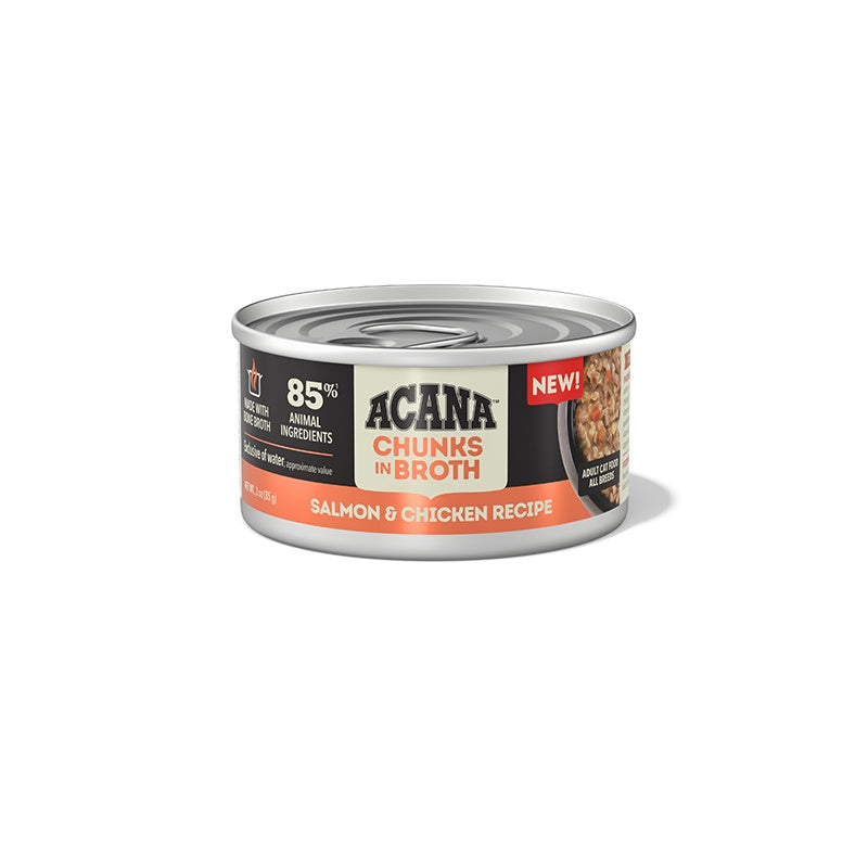 ACANA Salmon & Chicken Chunks in Broth Adult Cat Wet Food