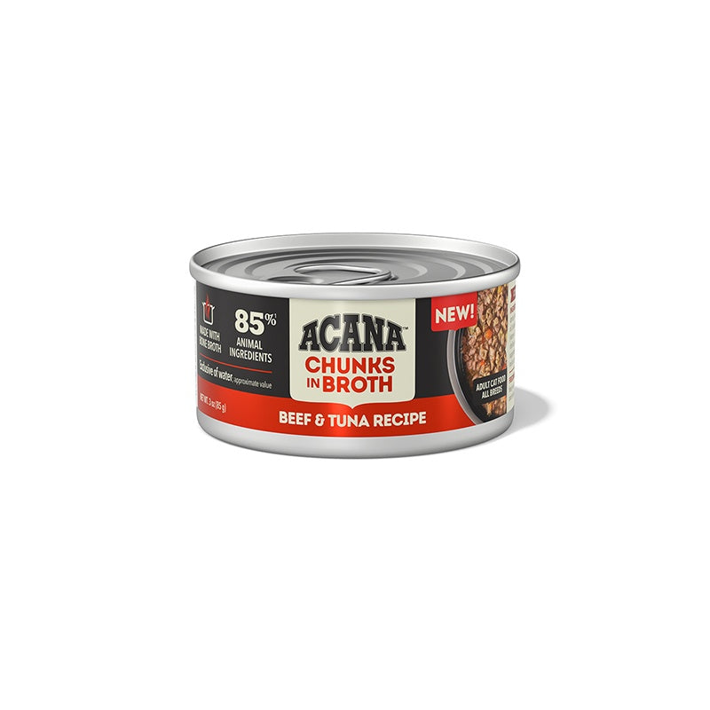 ACANA Beef & Tuna Chunks in Broth Adult Cat Wet Food