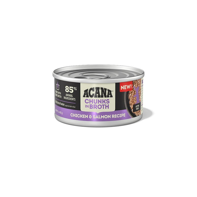 ACANA Chicken & Salmon Chunks in Broth Kitten Wet Food