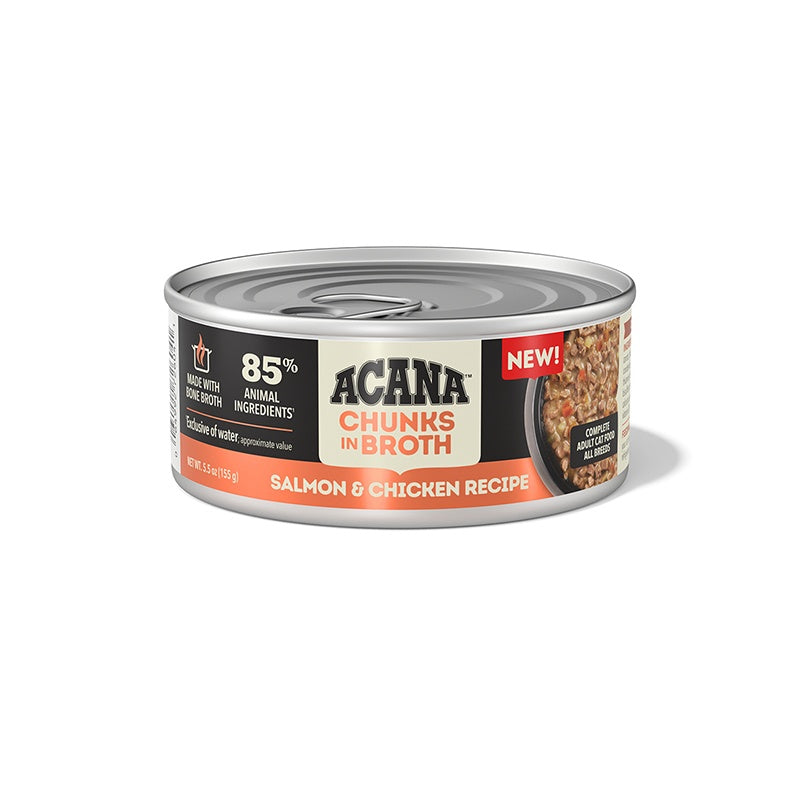 ACANA Salmon & Chicken Chunks in Broth Adult Cat Wet Food