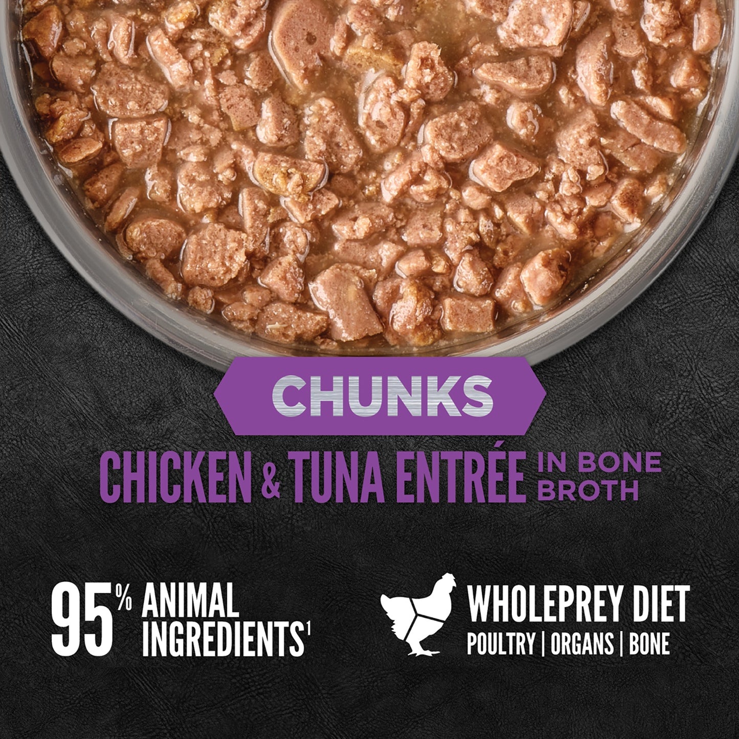 ORIJEN Chicken & Tuna Entrée in Bone Broth Kitten Wet Food