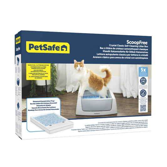 Petsafe ScoopFree Crystal Classic Self-Cleaning Litter Tray