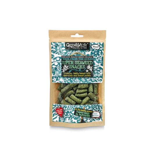 Green & Wild's Super Seaweed Snacks Dog Treats