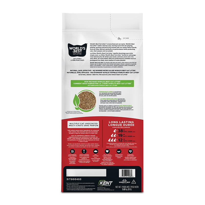 World's Best Litter Multiple Cat Clumping Formula
