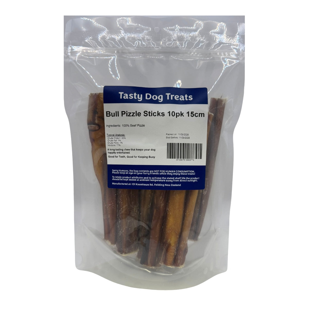 Tasty Dog Treats Bull Pizzle Chew