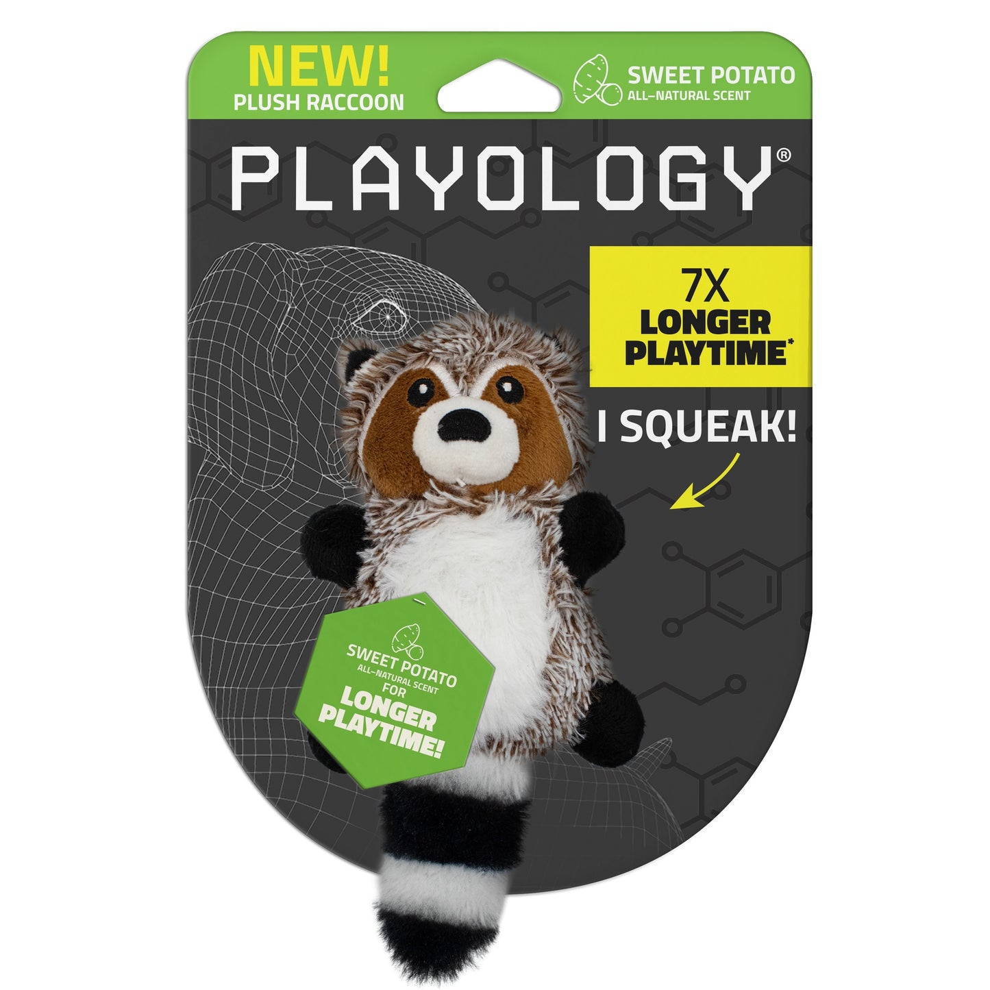 Playology Plushies Raccoon Dog Toy