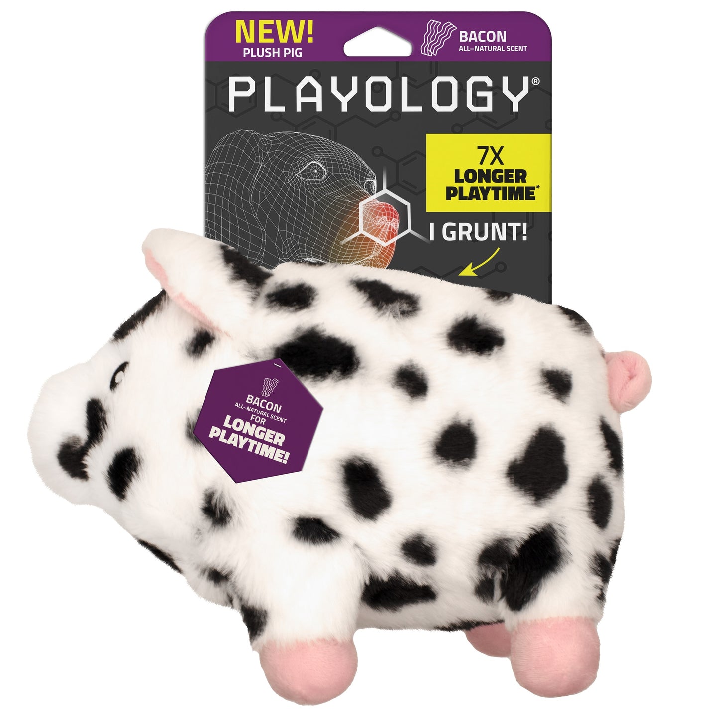 Playology Plushies Pig Dog Toy