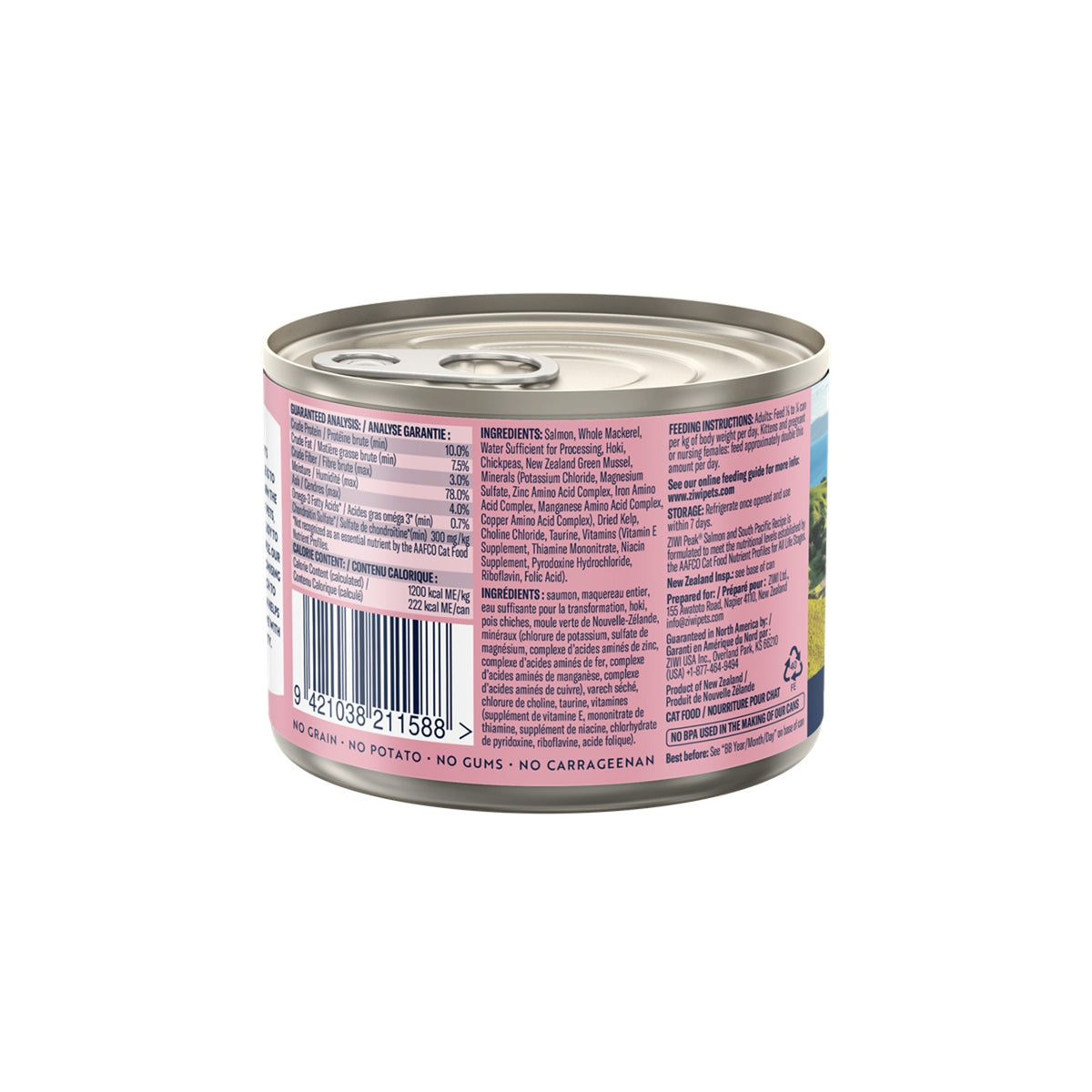Ziwi Peak Salmon & South Pacific Fish Wet Cat Food
