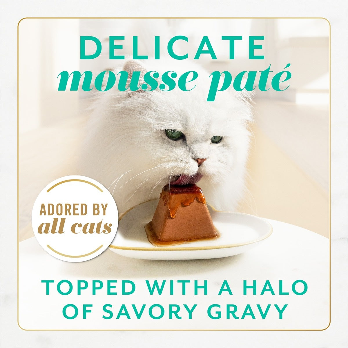 FANCY FEAST Gems Mousse Paté with Tuna Gravy Cat Food