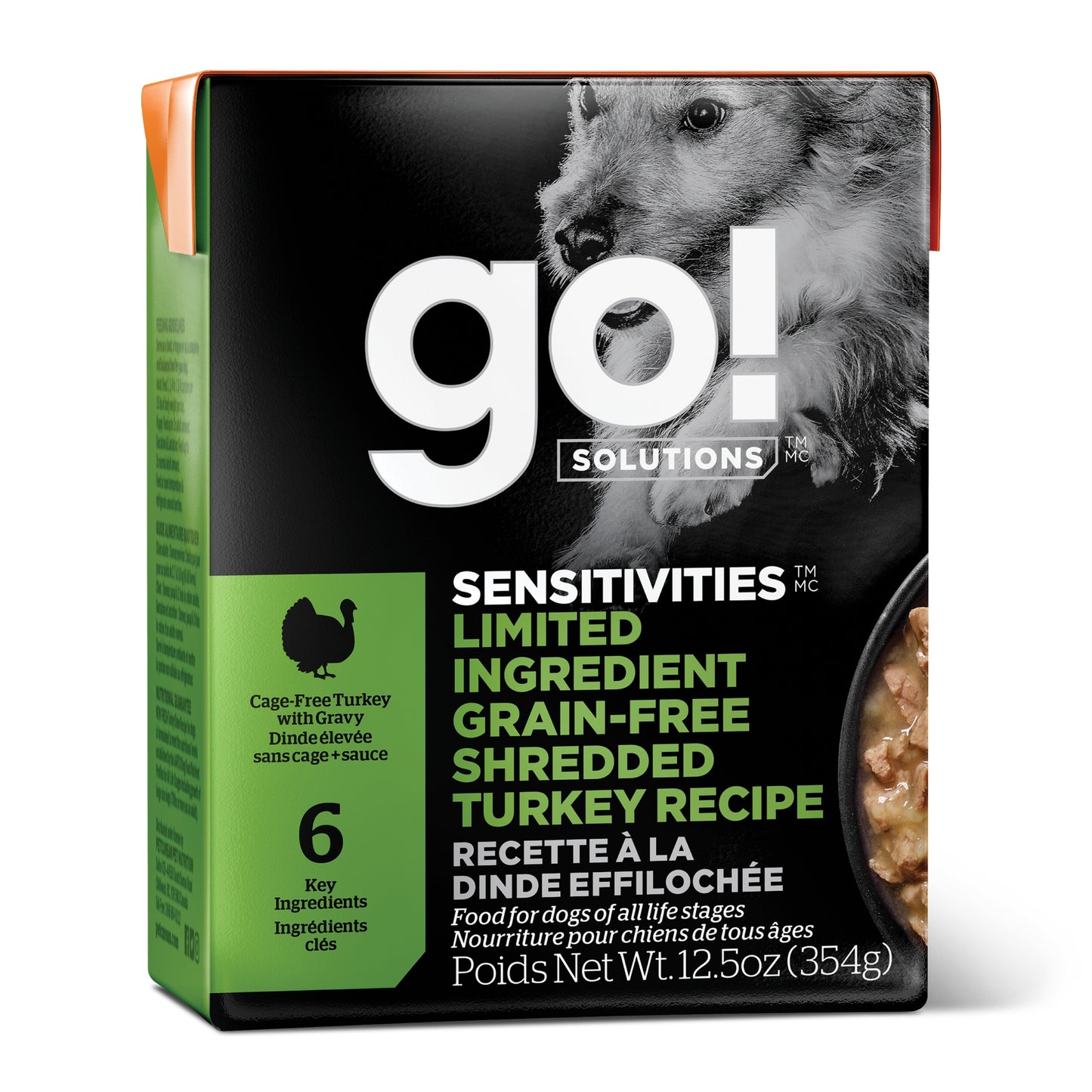 GO! Solutions SENSITIVITIES Grain Free Limited Ingredient Turkey Wet Dog Food