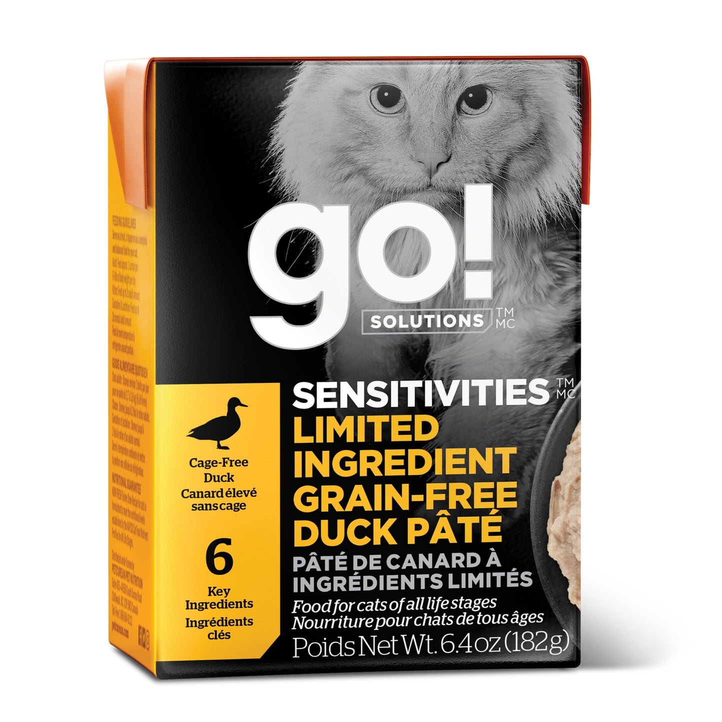 Go! Solutions SENSITIVITIES Grain Free Limited Ingredient Duck Wet Cat Food