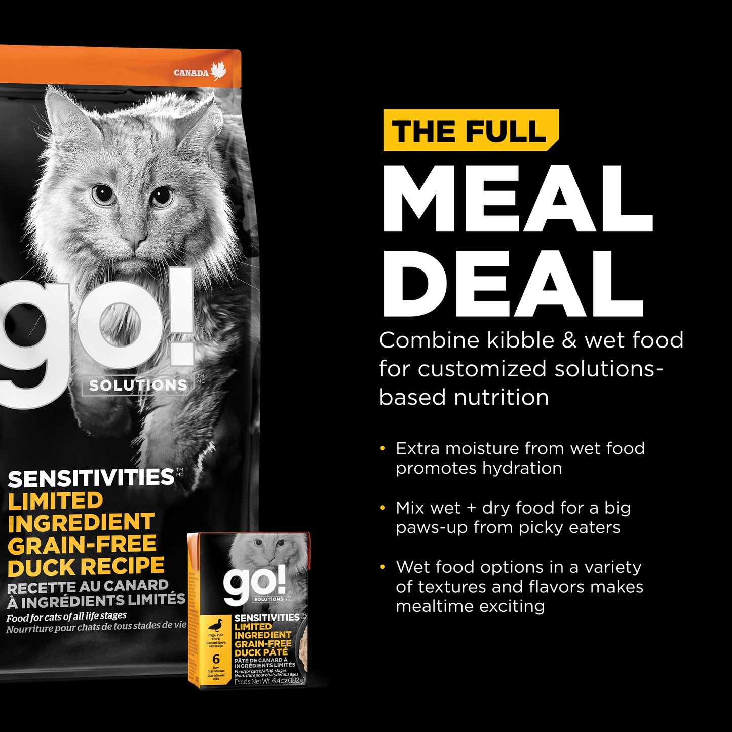 Go! Solutions SENSITIVITIES Grain Free Limited Ingredient Duck Wet Cat Food