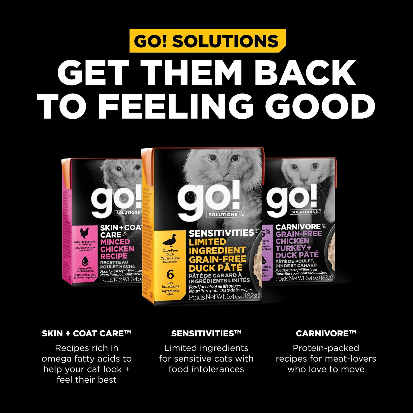 Go! Solutions SENSITIVITIES Grain Free Limited Ingredient Duck Wet Cat Food