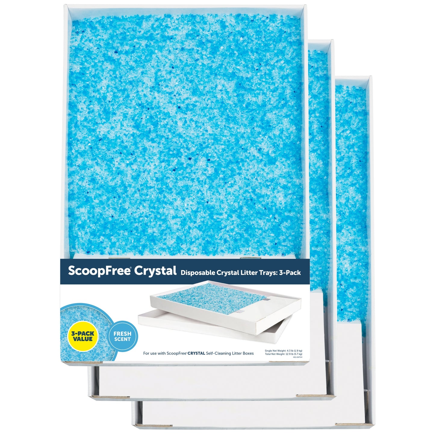 PetSafe ScoopFree Disposable Crystal Litter Replacement Tray