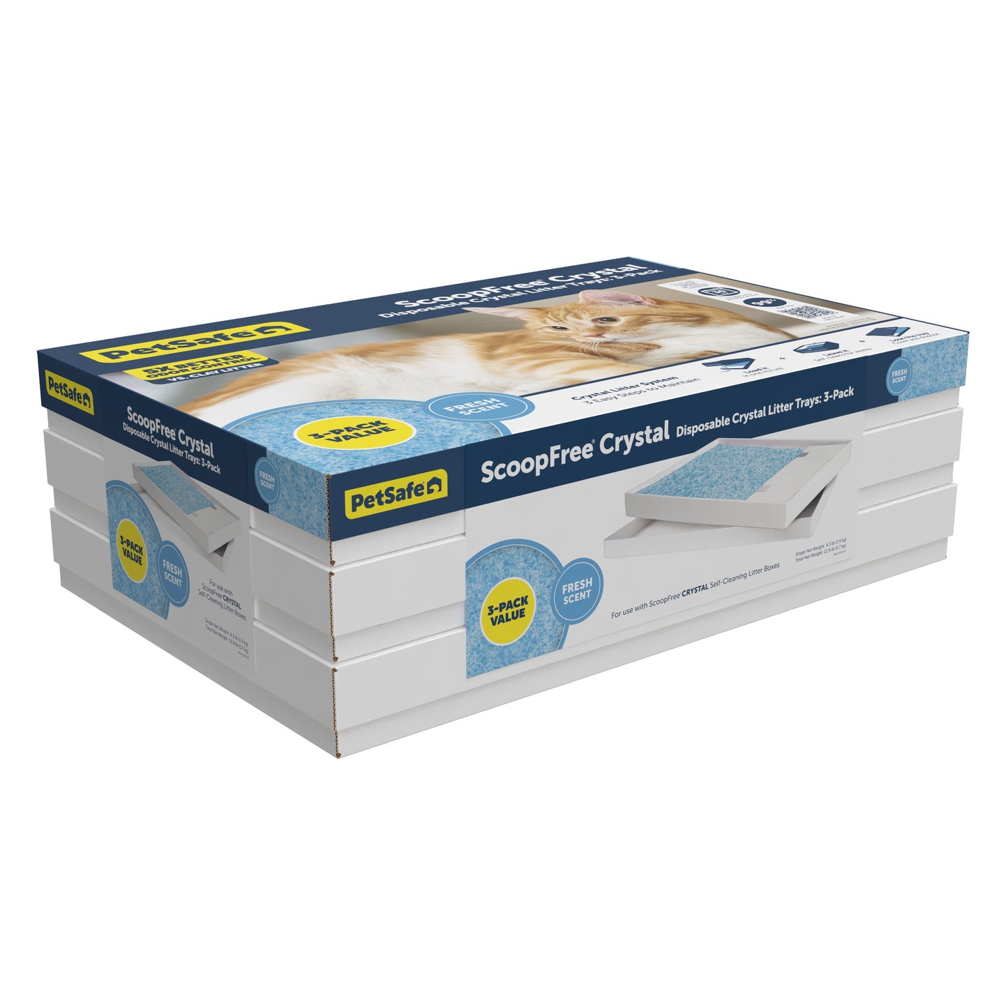 PetSafe ScoopFree Disposable Crystal Litter Replacement Tray