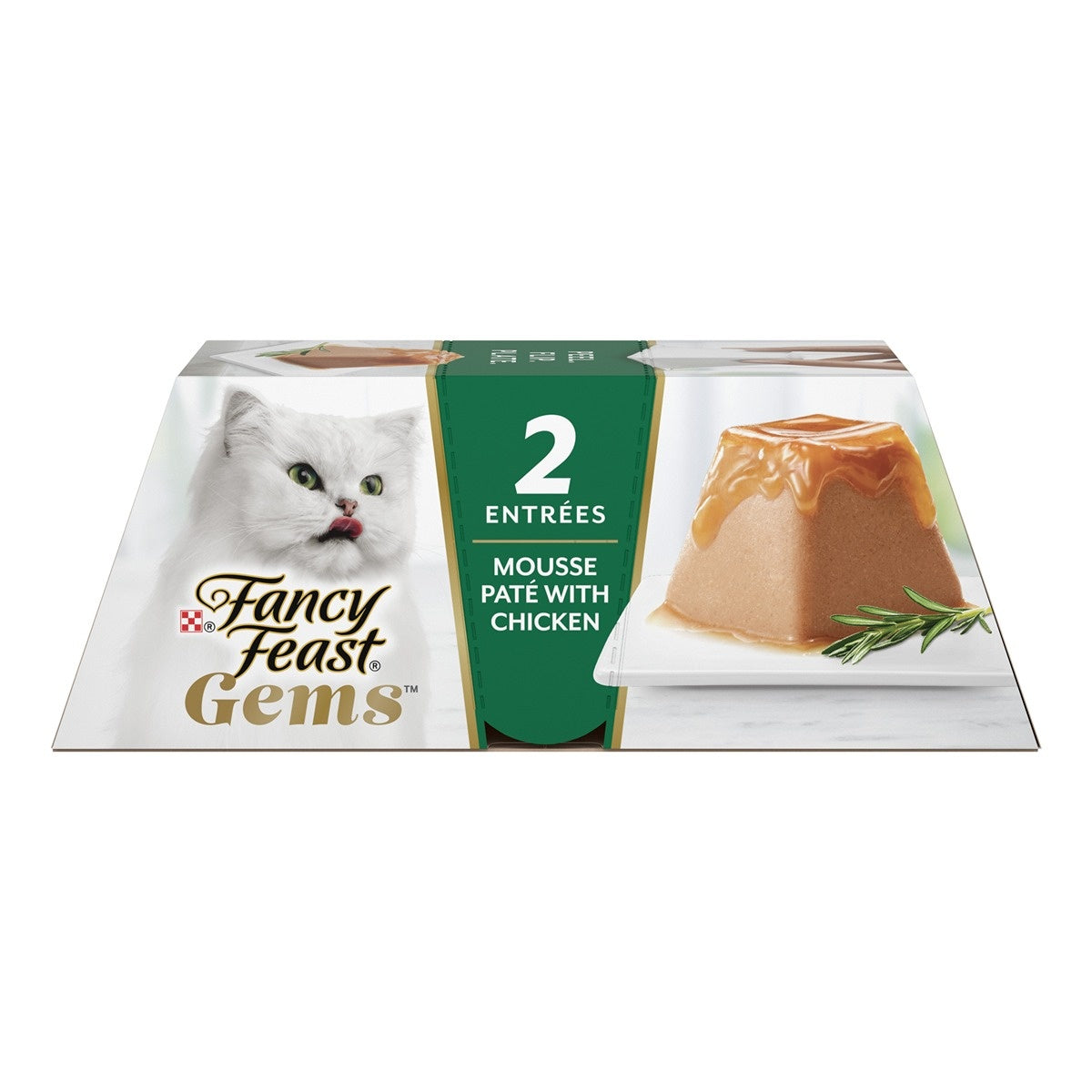 FANCY FEAST Gems Mousse Paté With Chicken and Savory Gravy Cat Food