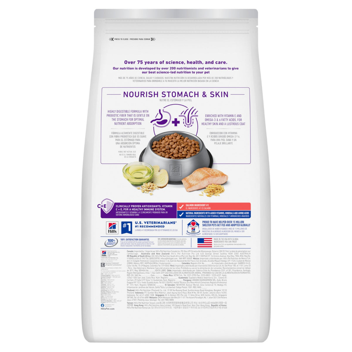 Hill's Science Diet Adult Sensitive Stomach & Skin Salmon Dry Dog Food