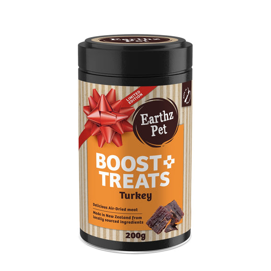 Earthz Pet Boost+ Turkey Gift Tin Dog Treats