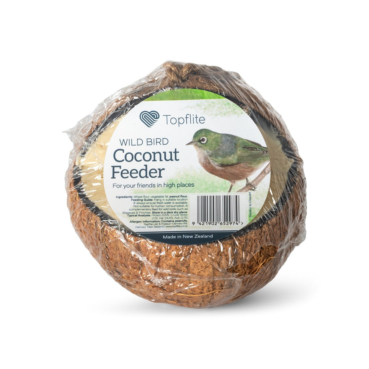 Topflite Wild Bird Coconut Feeder