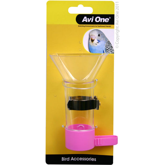 Avi One Bird Funnel Feeder Metal Holder