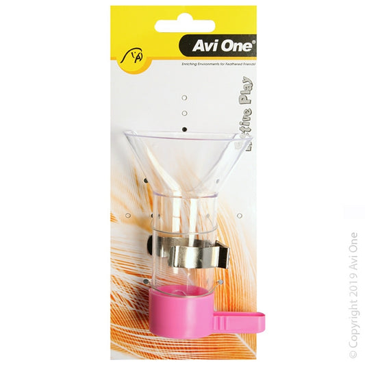 Avi One Bird Funnel Feeder Metal Holder